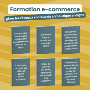 Formation e-shop : Gérer les réseaux sociaux de sa boutique en ligne